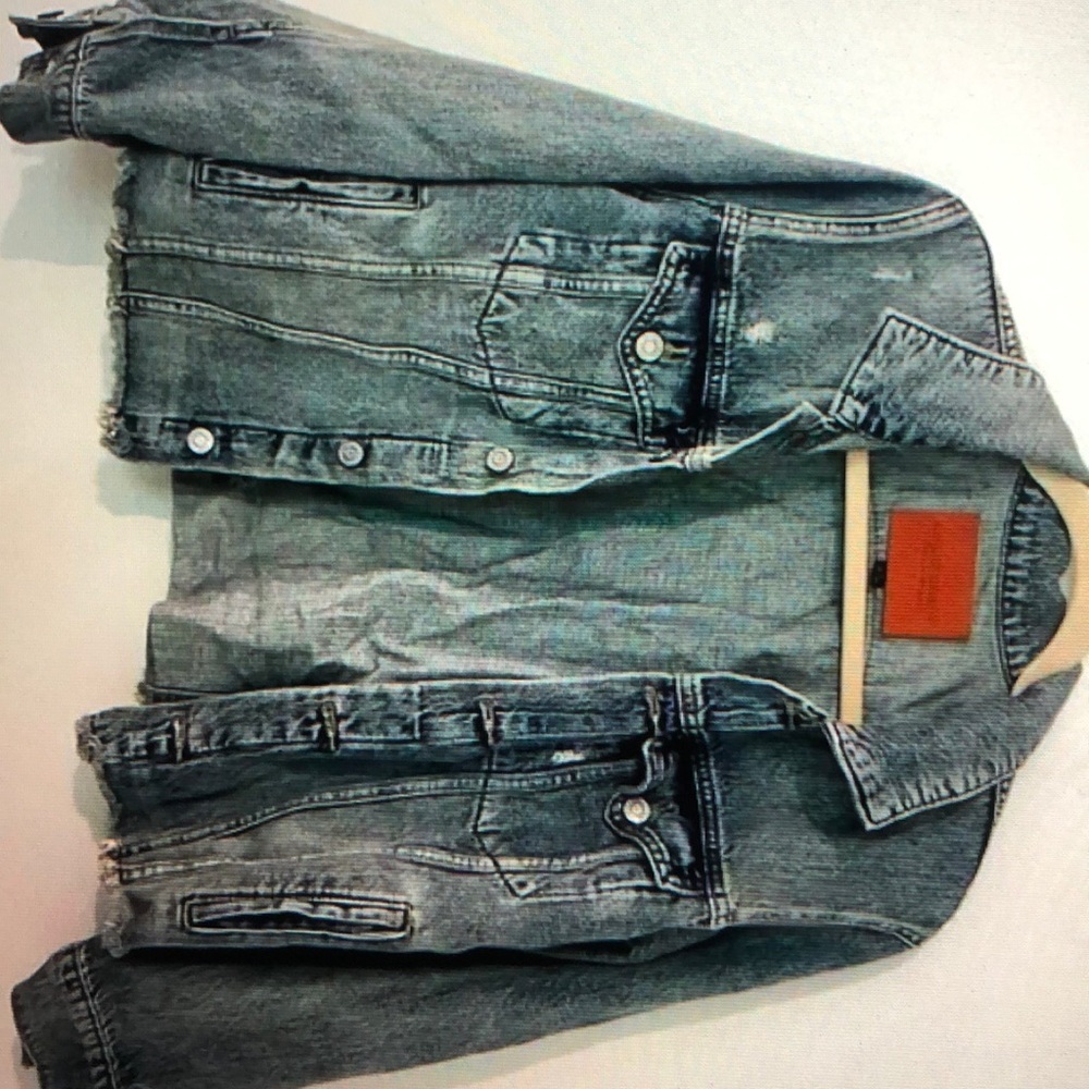 Lucky Brand Raw Edge denim jacket